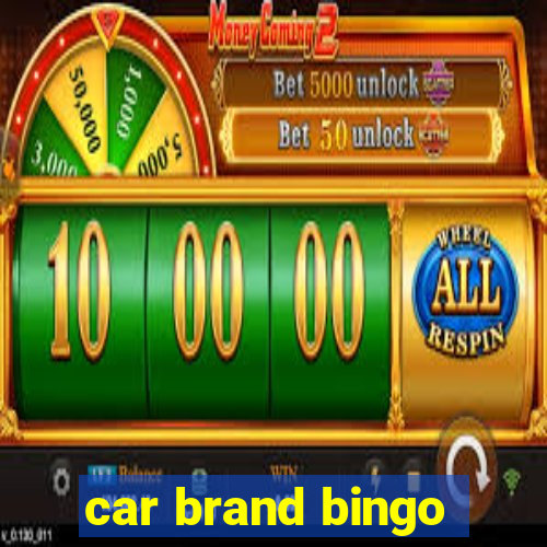 car brand bingo